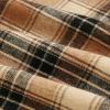 imageIDEALSANXUN Plaid Skirt for Womens High Waist Aline Pleated Midi SkirtsLight Brown