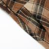imageIDEALSANXUN Plaid Skirt for Womens High Waist Aline Pleated Midi SkirtsLight Brown