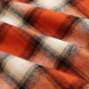imageIDEALSANXUN Plaid Skirt for Womens High Waist Aline Pleated Midi SkirtsOrange
