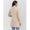 imageIDEALSANXUN Plaid Vest for Women Fall Winter Sleeveless Blazer JacketsPure Beige