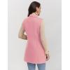 imageIDEALSANXUN Plaid Vest for Women Fall Winter Sleeveless Blazer JacketsPure Pink