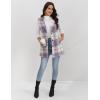 imageIDEALSANXUN Plaid Vest for Women Fall Winter Sleeveless Blazer JacketsPurple