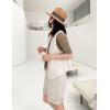 imageIDEALSANXUN Womens Linen Vest Casual Lightweight Sleeveless Blazer Spring Summer JacketsBeige