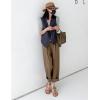 imageIDEALSANXUN Womens Linen Vest Casual Lightweight Sleeveless Blazer Spring Summer JacketsNavy
