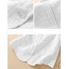 imageIDEALSANXUN Womens Linen Vest Casual Lightweight Sleeveless Blazer Spring Summer JacketsWhite