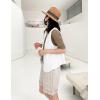 imageIDEALSANXUN Womens Linen Vest Casual Lightweight Sleeveless Blazer Spring Summer JacketsWhite