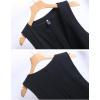 imageIDEALSANXUN Womens Linen Vest Tops Sleeveless Spring Summer Blazer JacketsBlack