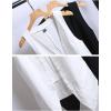 imageIDEALSANXUN Womens Linen Vest Tops Sleeveless Spring Summer Blazer JacketsWhite