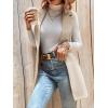 imageIDEALSANXUN Womens Wool Vest Fall Winter Long Sleeveless Blazer Jackets CardiganBeige