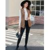 imageIDEALSANXUN Wool Long Vest for Women Sleeveless Blazer Fall Winter Jackets Trendy Open Front Cardigan Trench Coat OuterwearBrown