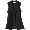 imageIDEALSANXUN Long Vest for Women Sleeveless Blazer Jackets Vest TopsBlack