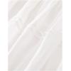 imageIDEALSANXUN White Linen Skirts for Women 2024 Summer Tiered Flowy A Line Elastic High Waisted Skirt with LiningWhite