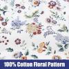 imageIDEALSANXUN Womens Linen Crop Tank Tops Cute Summer Sleeveless Cropped Linen TopsFloral White