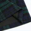 imageIDEALSANXUN Womens Plaid Mini Skirt Fall Winter High Elastic Waist Short Pencil SkirtGreen