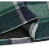 imageIDEALSANXUN Womens Plaid Mini Skirt Fall Winter High Elastic Waist Short Pencil SkirtGreen New