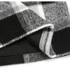 imageIDEALSANXUN Womens Plaid Mini Skirt Fall Winter High Elastic Waist Short Pencil SkirtGrey New