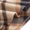 imageIDEALSANXUN Plaid Skirts for Womens Fall Winter High Waist Aline Pleated Midi SkirtsBrown