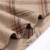 imageIDEALSANXUN Plaid Skirts for Womens Fall Winter High Waist Aline Pleated Midi SkirtsKhaki