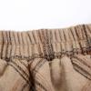 imageIDEALSANXUN Plaid Skirts for Womens Fall Winter High Waist Aline Pleated Midi SkirtsKhaki
