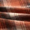 imageIDEALSANXUN Plaid Skirts for Womens Fall Winter High Waist Aline Pleated Midi SkirtsOrange