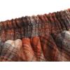 imageIDEALSANXUN Plaid Skirts for Womens Fall Winter High Waist Aline Pleated Midi SkirtsOrange