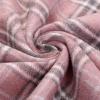 imageIDEALSANXUN Plaid Skirts for Womens Fall Winter High Waist Aline Pleated Midi SkirtsPink