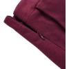 imageIDEALSANXUN Plaid Skirts for Womens Fall Winter High Waist Aline Pleated Midi SkirtsPure Wine