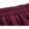 imageIDEALSANXUN Plaid Skirts for Womens Fall Winter High Waist Aline Pleated Midi SkirtsPure Wine