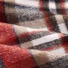 imageIDEALSANXUN Plaid Skirts for Womens Fall Winter High Waist Aline Pleated Midi SkirtsWine