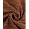 imageIDEALSANXUN Womens Corduroy Skirt Fall Winter High Waisted Bodycon Midi Pencil Skirt with Front SlitBrown