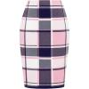 imageIDEALSANXUN Womens Knee Length Plaid Skirt Fall Winter High Waisted Bodycon Pencil Sweater SkirtPink