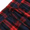 imageIDEALSANXUN Womens Long Plaid Skirts High Waisted A Line Renaissance Maxi Skirt with PocketsRed