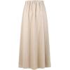 imageIDEALSANXUN Womens Autumn Winter Fleece Lined Drawstring Elastic Waist ALine Soft SkirtKhaki
