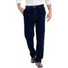 imageIDEALSANXUN Mens Elastic Waist Jeans with Zipper and ButtonRetro Blue