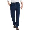 imageIDEALSANXUN Mens Elastic Waist JeansRetro Blue