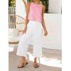 image:imageIDEALSANXUN Womens Gingham Crop Tank Tops 2026 Spring Summer Sleeveless Vest TopPink