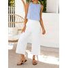 image:imageIDEALSANXUN Womens Gingham Crop Tank Tops 2026 Spring Summer Sleeveless Vest TopZ Light Blue