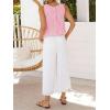 image:imageIDEALSANXUN Womens Gingham Crop Tank Tops 2026 Spring Summer Sleeveless Vest TopZ Pink