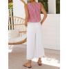 image:imageIDEALSANXUN Womens Gingham Crop Tank Tops 2026 Spring Summer Sleeveless Vest TopZ Wine