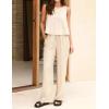 image:imageIDEALSANXUN Womens Linen Tank Tops Spring Summer Relaxed Fit Sleeveless ShirtsBeige