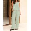 image:imageIDEALSANXUN Womens Linen Tank Tops Spring Summer Relaxed Fit Sleeveless ShirtsLight Green