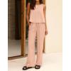image:imageIDEALSANXUN Womens Linen Tank Tops Spring Summer Relaxed Fit Sleeveless ShirtsPink