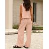 image:imageIDEALSANXUN Womens Linen Tank Tops Spring Summer Relaxed Fit Sleeveless ShirtsPink