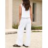 image:imageIDEALSANXUN Womens Linen Tank Tops Spring Summer Relaxed Fit Sleeveless ShirtsWhite
