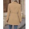 image:imageIDEALSANXUN Womens Wool Peacoat Trench Coat Dressy Blazer Fall Jackets Winter ClothingCamel