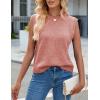 image:imageIDEALSANXUN Backless Sweater Vest for Women Spring Summer Tie Back Sleeveless Open Back Knit Tank TopsPink