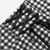 image:imageIDEALSANXUN Gothic Plaid Mini Skirts for Women Short High Waist Plaid SkirtsGingham Black