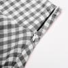 image:imageIDEALSANXUN Gothic Plaid Mini Skirts for Women Short High Waist Plaid SkirtsGingham Grey