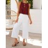 image:imageIDEALSANXUN Womens Gingham Crop Tank Tops 2026 Spring Summer Sleeveless Vest TopDark Red