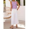 image:imageIDEALSANXUN Womens Gingham Crop Tank Tops 2026 Spring Summer Sleeveless Vest TopLight Purple